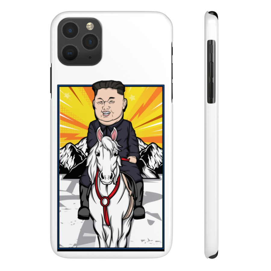 Kim Jung Un Riding White Horse Slim Phone Case (Case-Mate) - Image 26