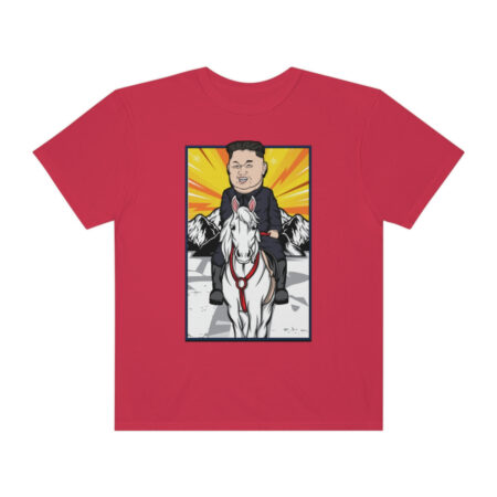 Kim Jung Un Riding White Horse T-Shirt