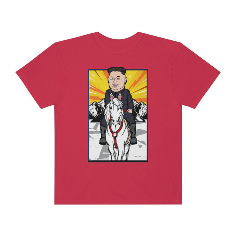 Kim Jung Un Riding White Horse T-Shirt