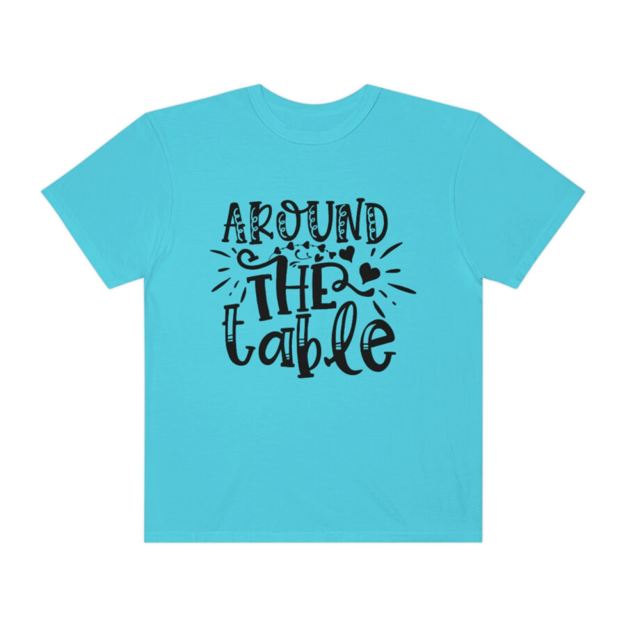 Valentines Gift: Unisex Around the Table Shirt Garment-Dyed - Image 31
