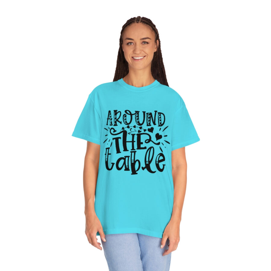 Valentines Gift: Unisex Around the Table Shirt Garment-Dyed - Image 33