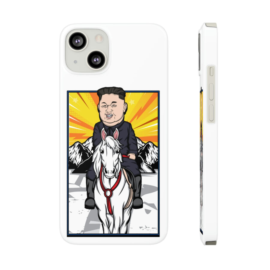 Kim Jung Un Riding White Horse Slim Phone Case (Case-Mate) - Image 6