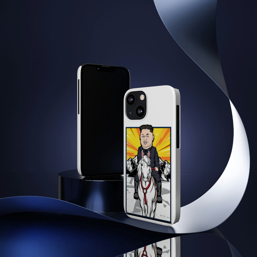 Kim Jung Un Riding White Horse Slim Phone Case (Case-Mate) - Image 9