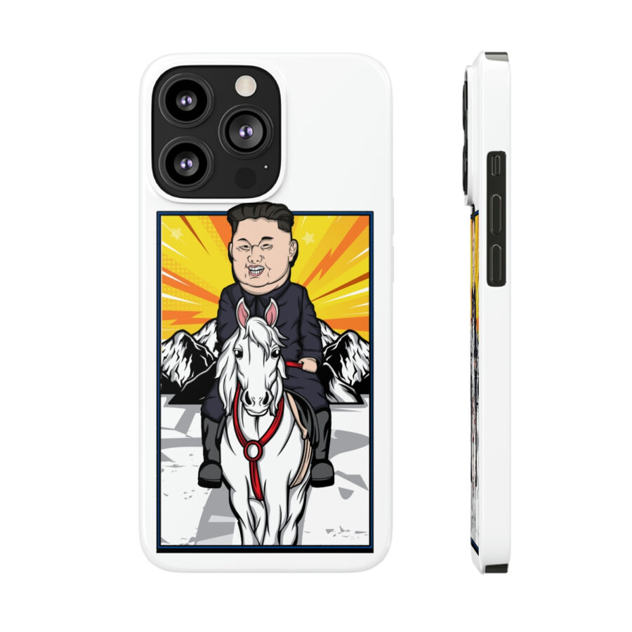 Kim Jung Un Riding White Horse Slim Phone Case (Case-Mate) - Image 10