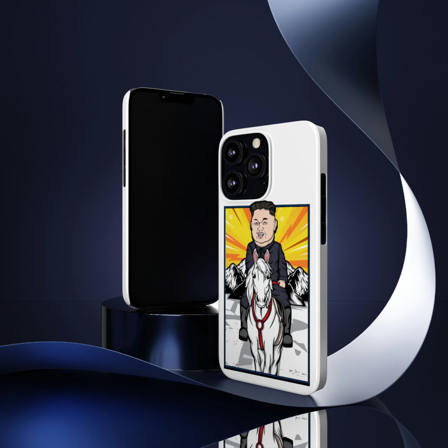 Kim Jung Un Riding White Horse Slim Phone Case (Case-Mate) - Image 11