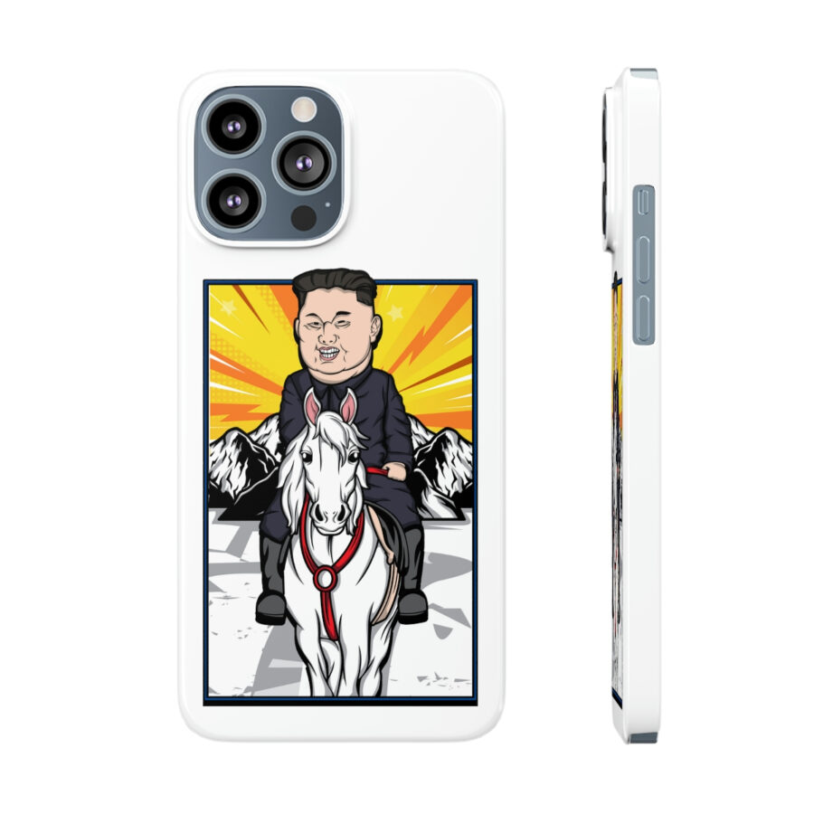 Kim Jung Un Riding White Horse Slim Phone Case (Case-Mate) - Image 12