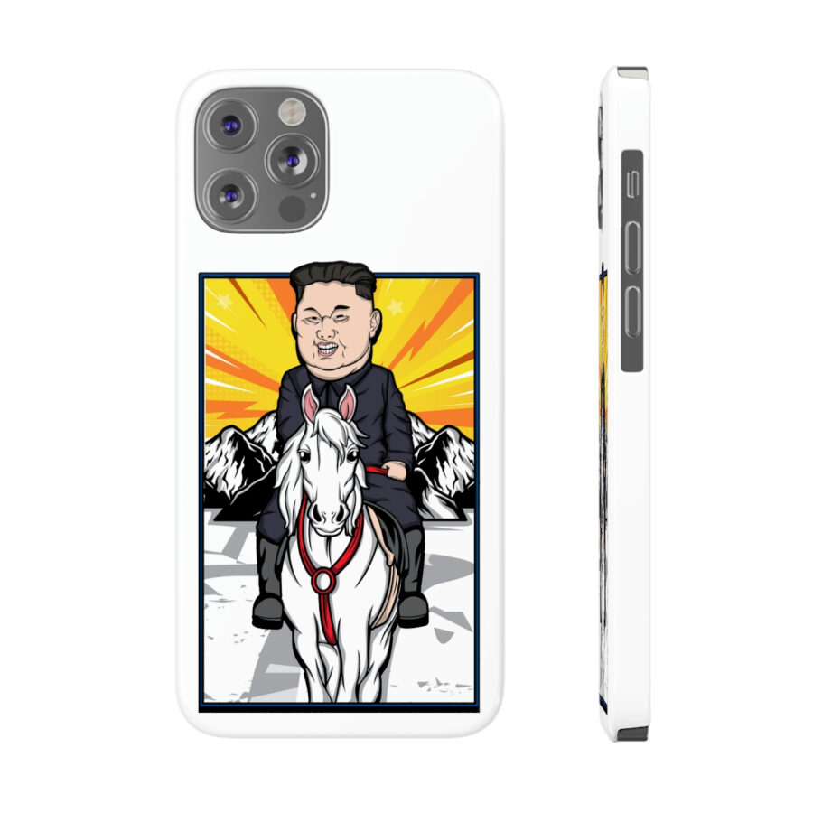 Kim Jung Un Riding White Horse Slim Phone Case (Case-Mate) - Image 18