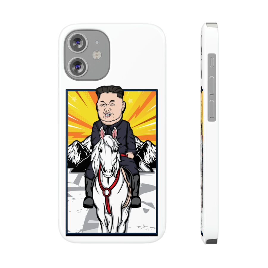 Kim Jung Un Riding White Horse Slim Phone Case (Case-Mate) - Image 16