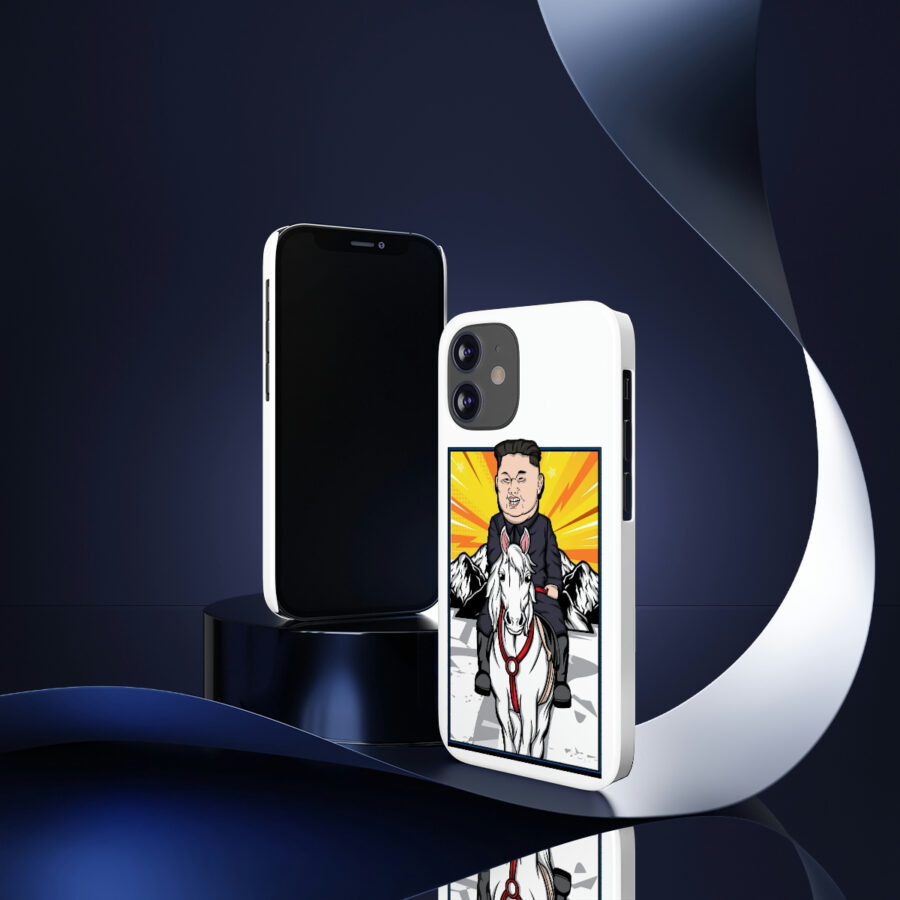 Kim Jung Un Riding White Horse Slim Phone Case (Case-Mate) - Image 17