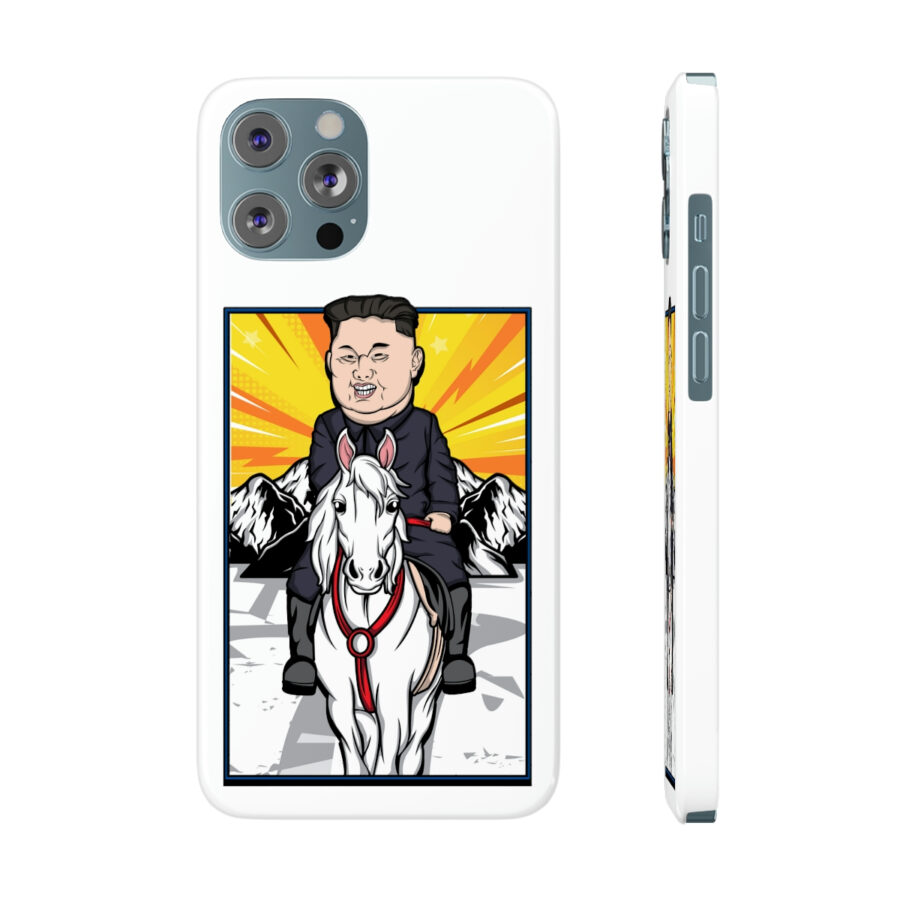 Kim Jung Un Riding White Horse Slim Phone Case (Case-Mate) - Image 20