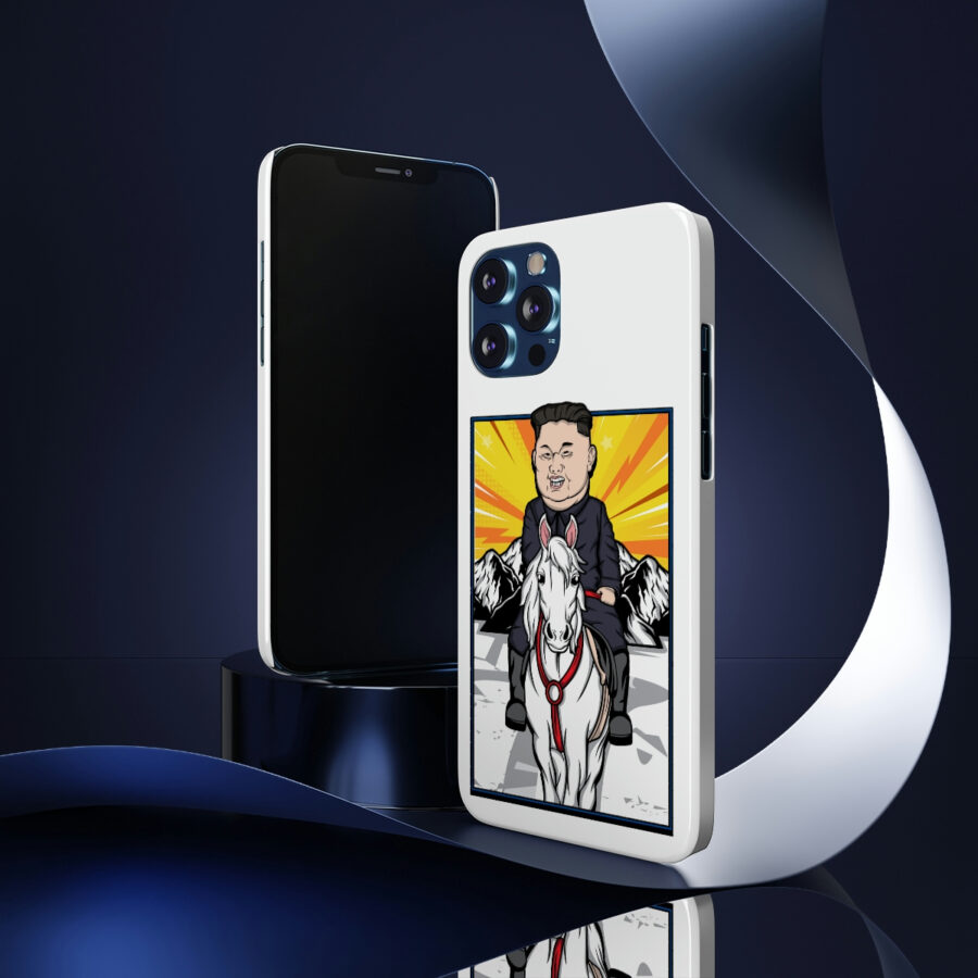 Kim Jung Un Riding White Horse Slim Phone Case (Case-Mate) - Image 21