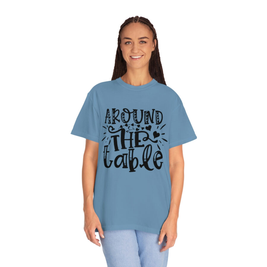 Valentines Gift: Unisex Around the Table Shirt Garment-Dyed - Image 39