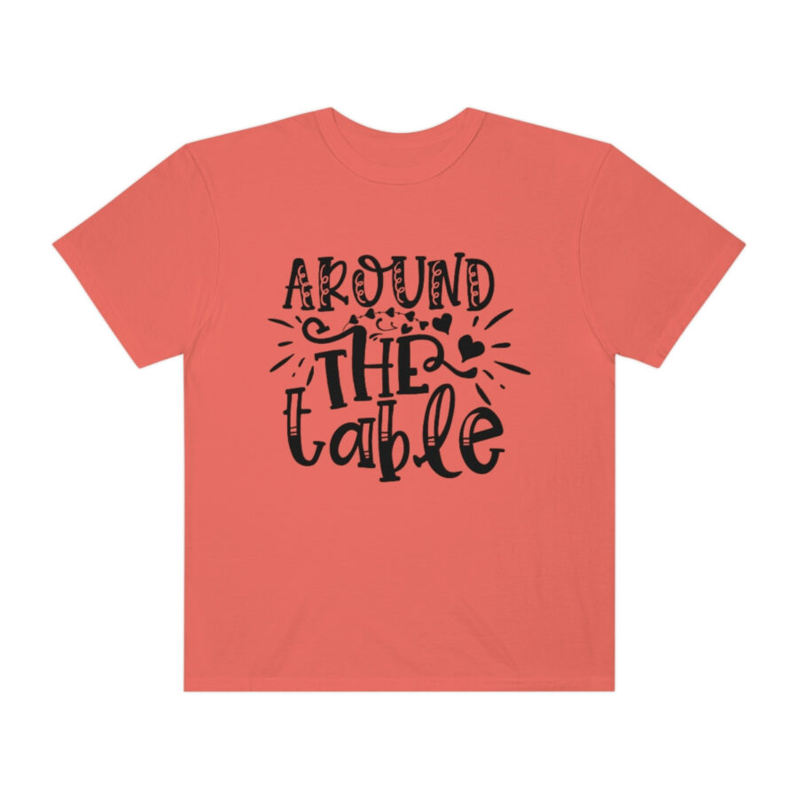 Valentines Gift: Unisex Around the Table Shirt Garment-Dyed - Image 10