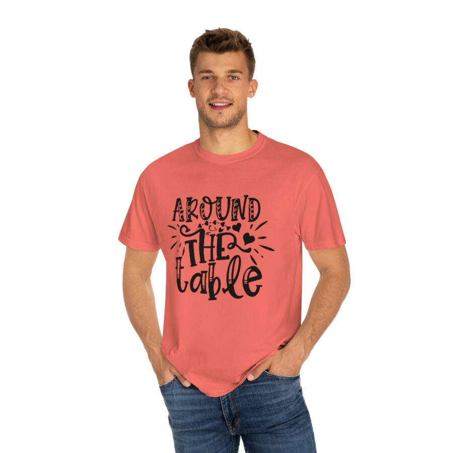 Valentines Gift: Unisex Around the Table Shirt Garment-Dyed - Image 11