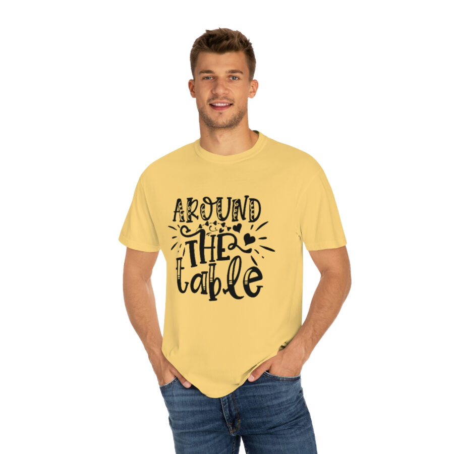 Valentines Gift: Unisex Around the Table Shirt Garment-Dyed - Image 20