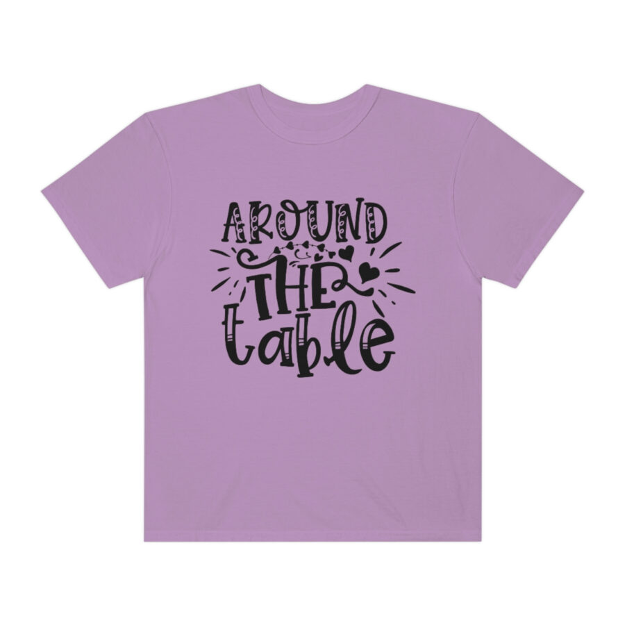 Valentines Gift: Unisex Around the Table Shirt Garment-Dyed - Image 43