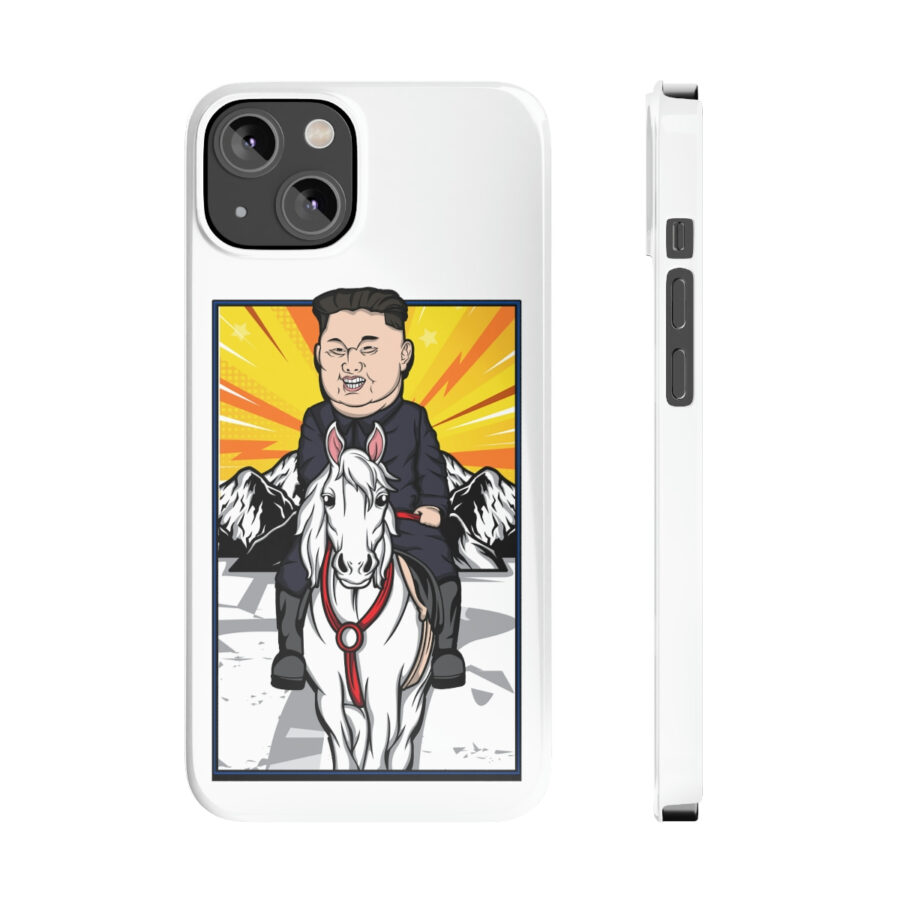 Kim Jung Un Riding White Horse Slim Phone Case (Case-Mate) - Image 2