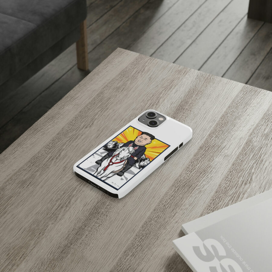 Kim Jung Un Riding White Horse Slim Phone Case (Case-Mate) - Image 3