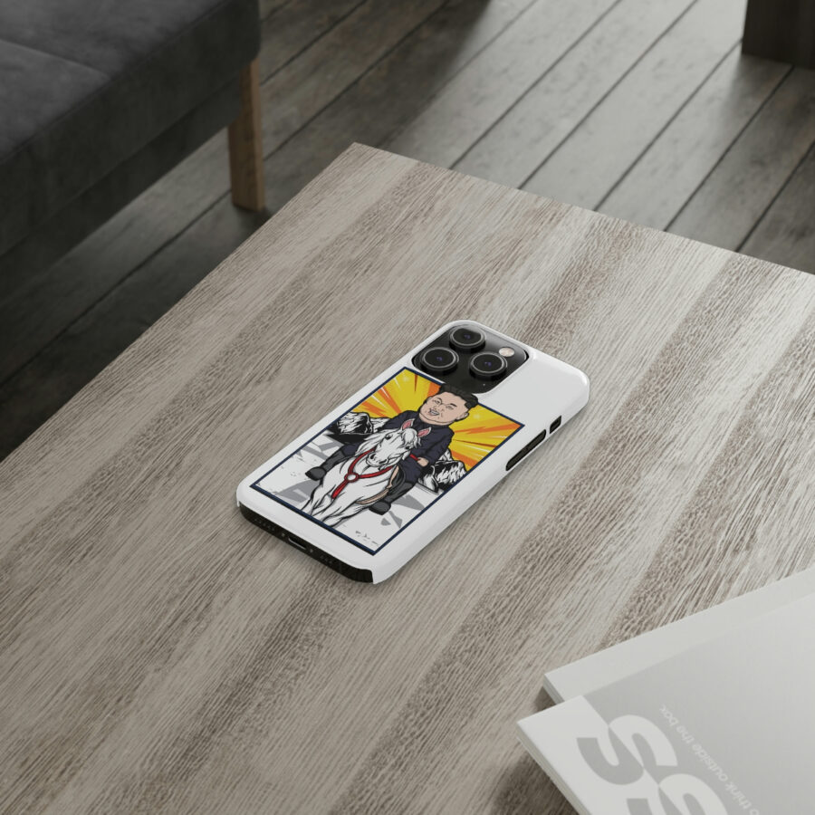 Kim Jung Un Riding White Horse Slim Phone Case (Case-Mate) - Image 5