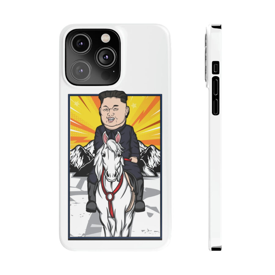 Kim Jung Un Riding White Horse Slim Phone Case (Case-Mate) - Image 22