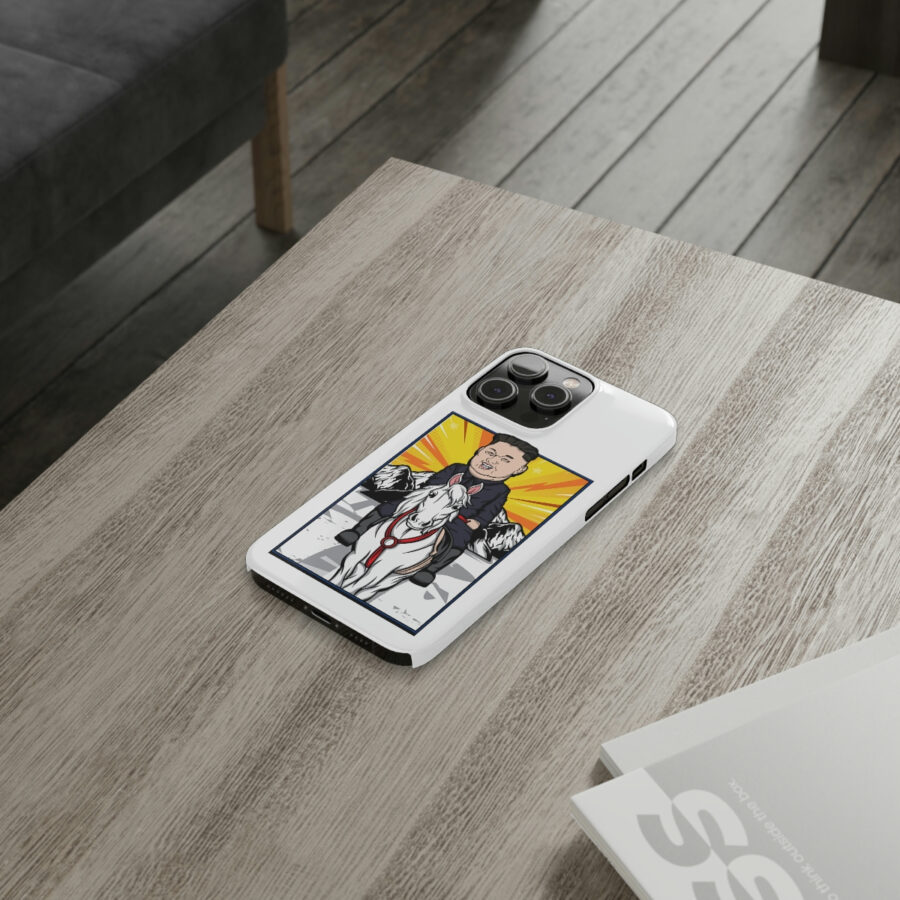 Kim Jung Un Riding White Horse Slim Phone Case (Case-Mate) - Image 23