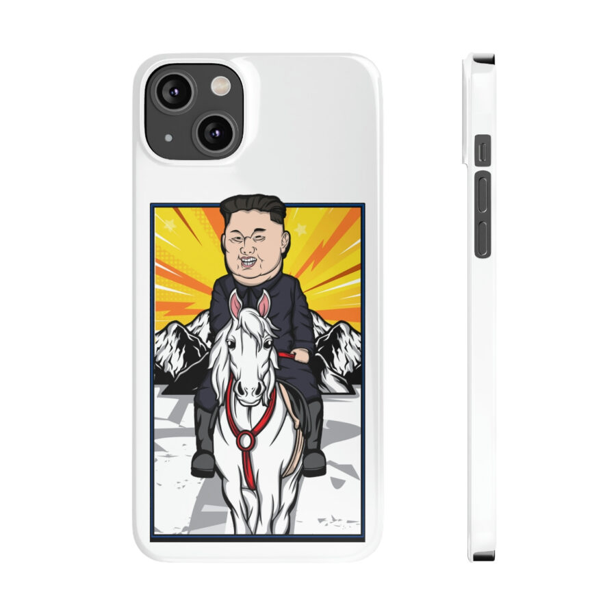 Kim Jung Un Riding White Horse Slim Phone Case (Case-Mate) - Image 14