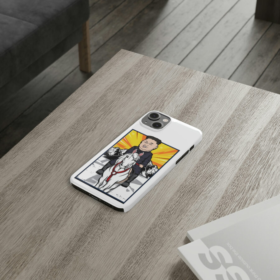 Kim Jung Un Riding White Horse Slim Phone Case (Case-Mate) - Image 15