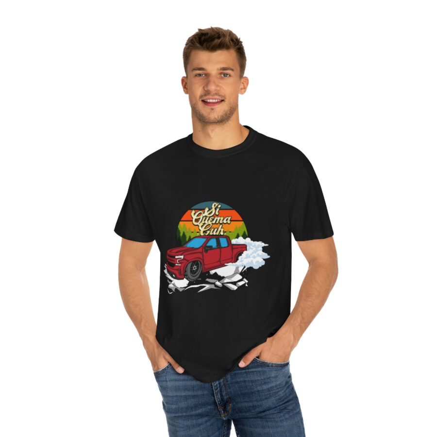 Si Quema Cuh Truck Burnout T-Shirt - Funny T-Shirt for Everyday Wear - Image 3