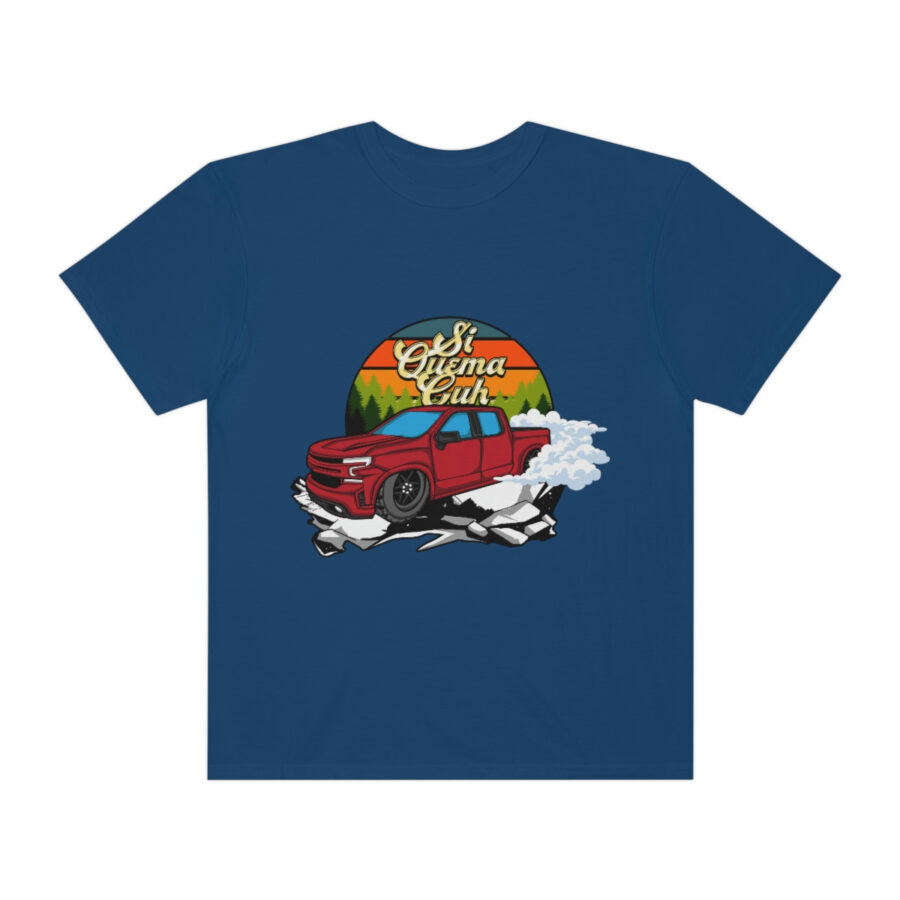 Si Quema Cuh Truck Burnout T-Shirt - Funny T-Shirt for Everyday Wear - Image 17