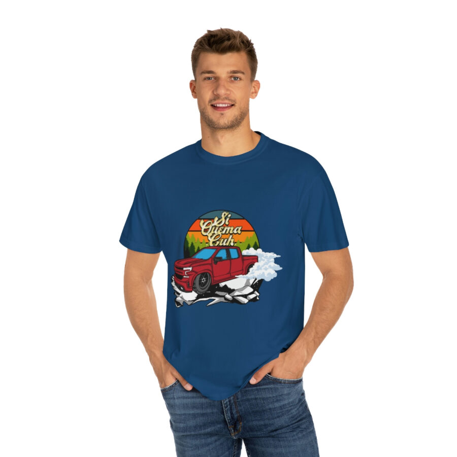 Si Quema Cuh Truck Burnout T-Shirt - Funny T-Shirt for Everyday Wear - Image 19