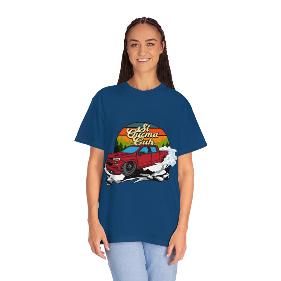 Si Quema Cuh Truck Burnout T-Shirt - Funny T-Shirt for Everyday Wear - Image 20