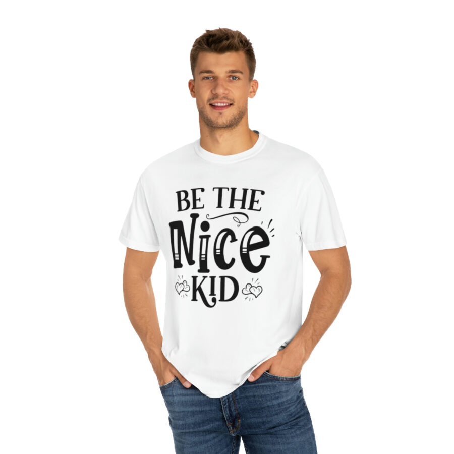Be the Nice Kid Shirt | Teacher Student Back to School | Vintage Teacher Shirt | Positive Clothing | Teen Gift | Trendy Tops | Kindness T-shirt | School Staff - Image 3