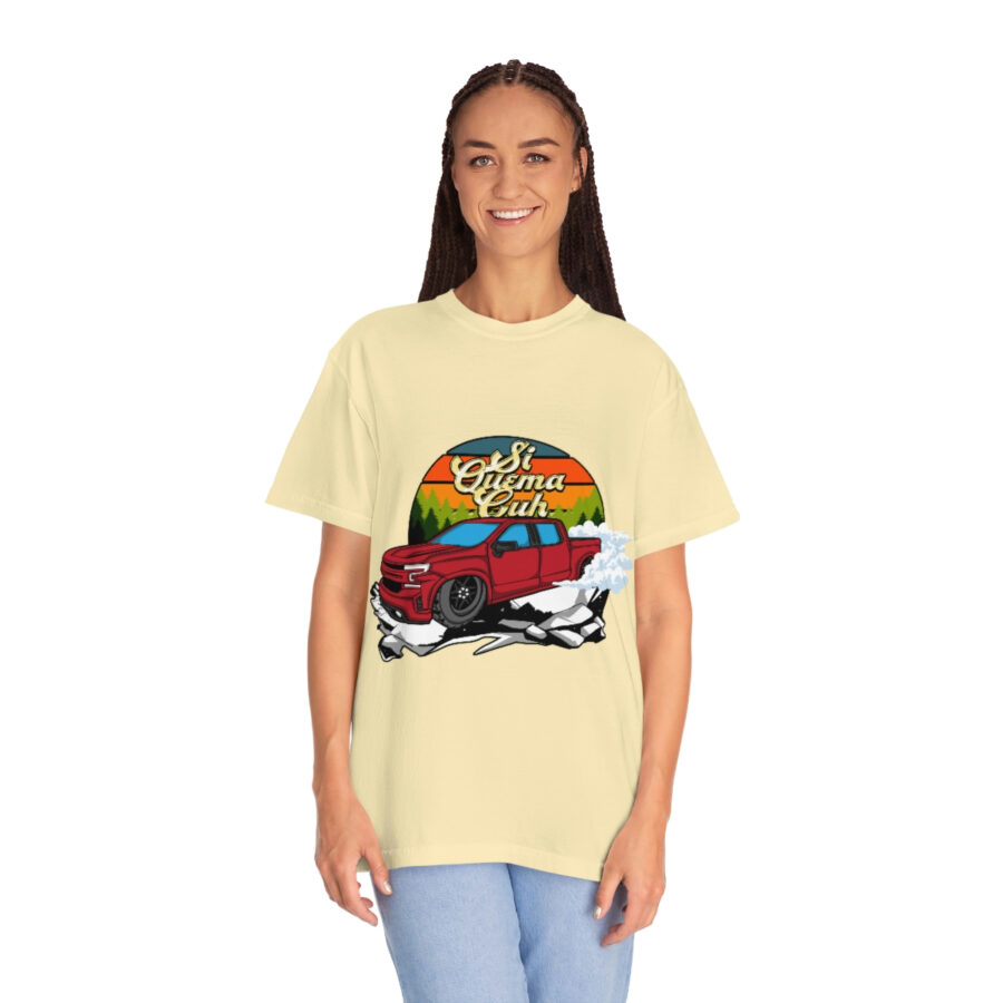 Si Quema Cuh Truck Burnout T-Shirt - Funny T-Shirt for Everyday Wear - Image 8