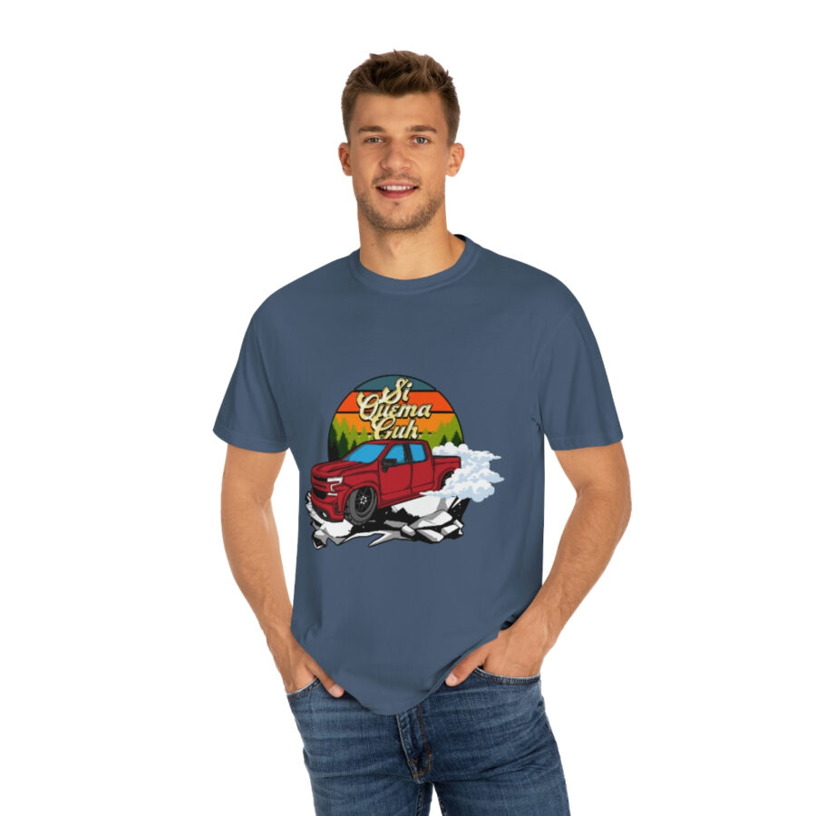 Si Quema Cuh Truck Burnout T-Shirt - Funny T-Shirt for Everyday Wear - Image 15