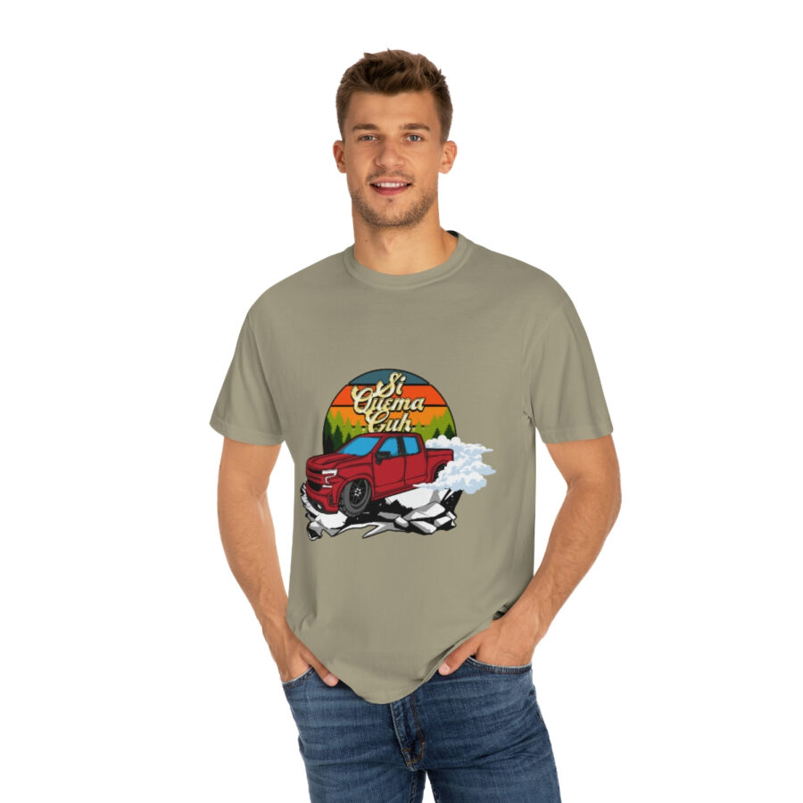 Si Quema Cuh Truck Burnout T-Shirt - Funny T-Shirt for Everyday Wear - Image 11